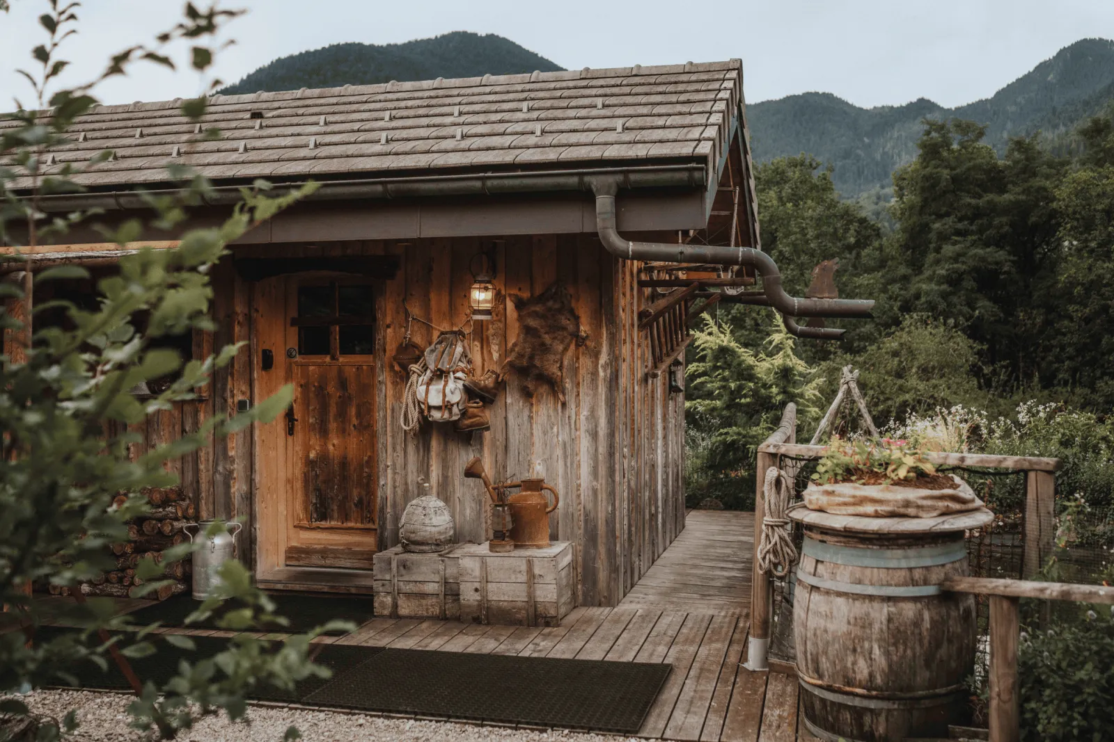 Chalet Trappeur, suite avec spa à Le Biot
