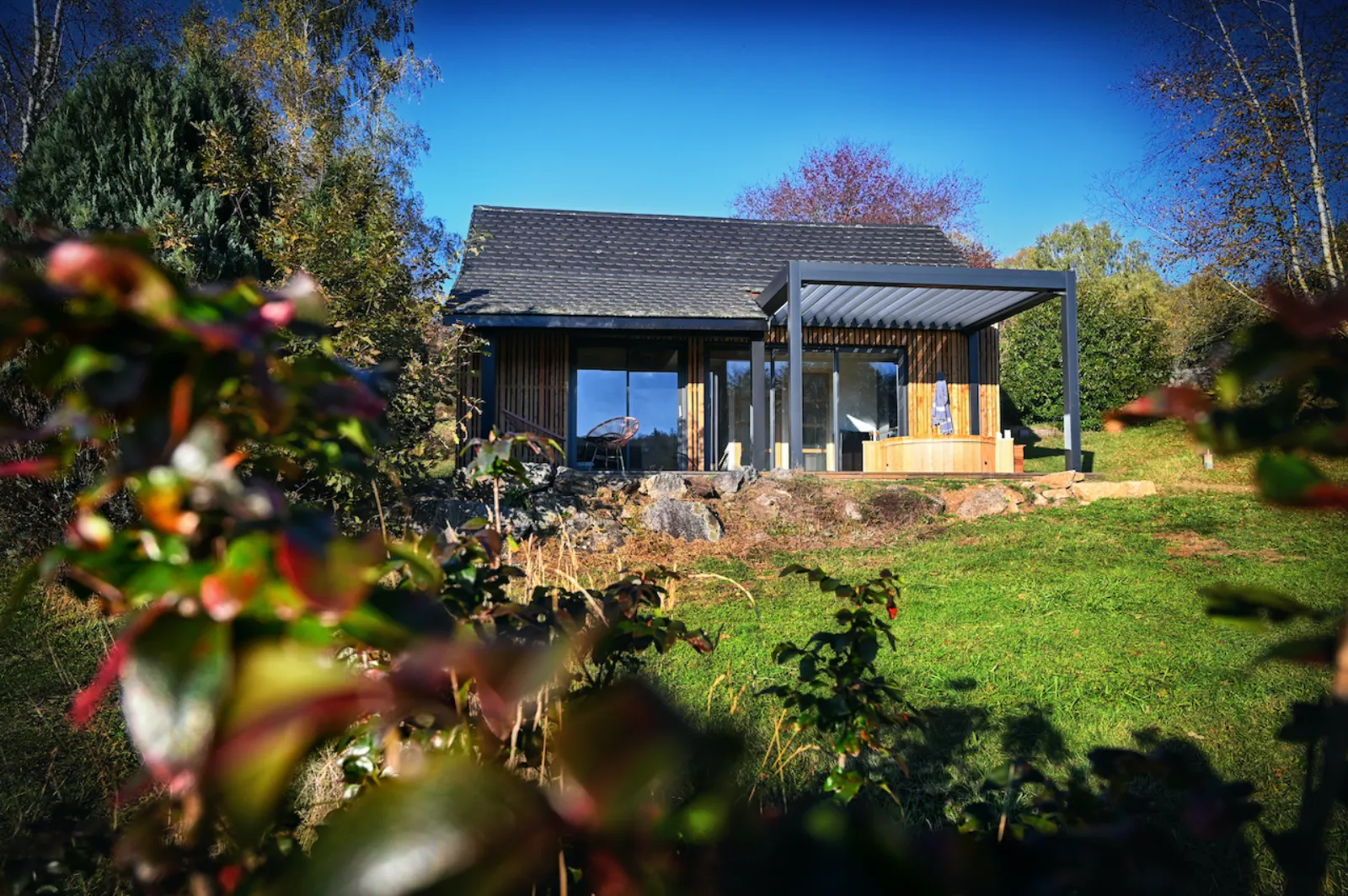 Lodge Échappée, suite avec spa à Marchal