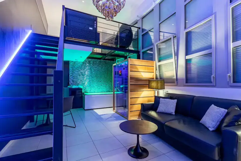 Glamappart'spa New-York, suite avec spa à Reims