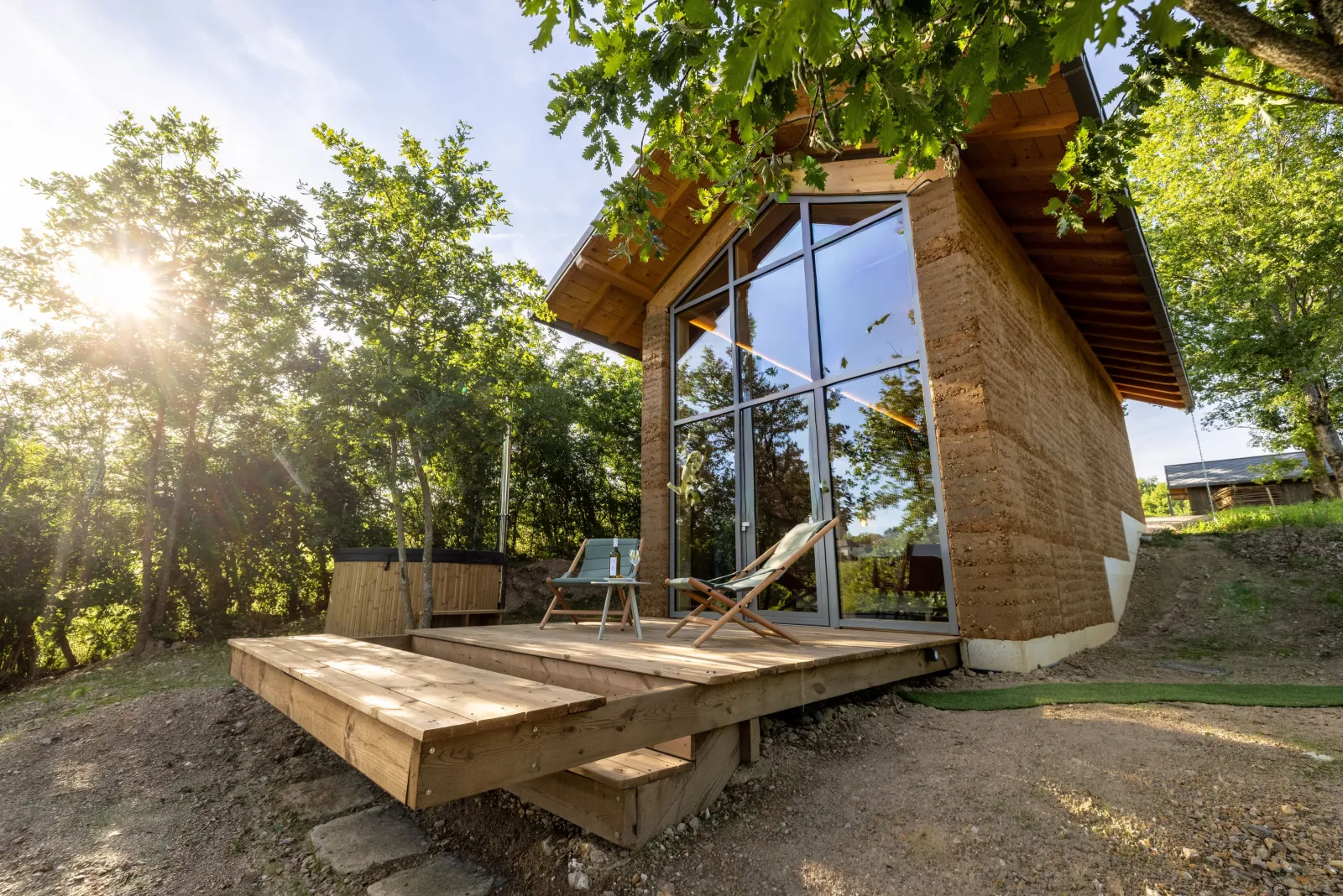 Lodge FEU, cabane à Sauveterre-de-Rouergue