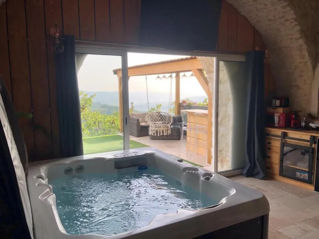 La Chambre Jacuzzi à La Roquette-sur-Var, photo 4
