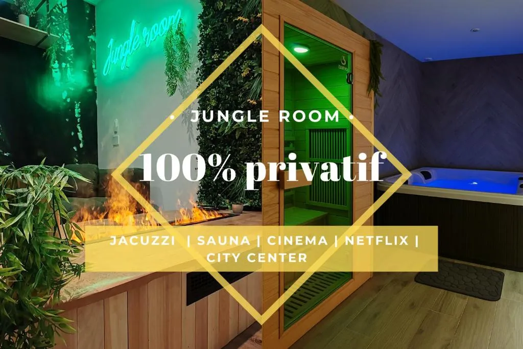 La Jungle Room, suite avec spa à Troyes