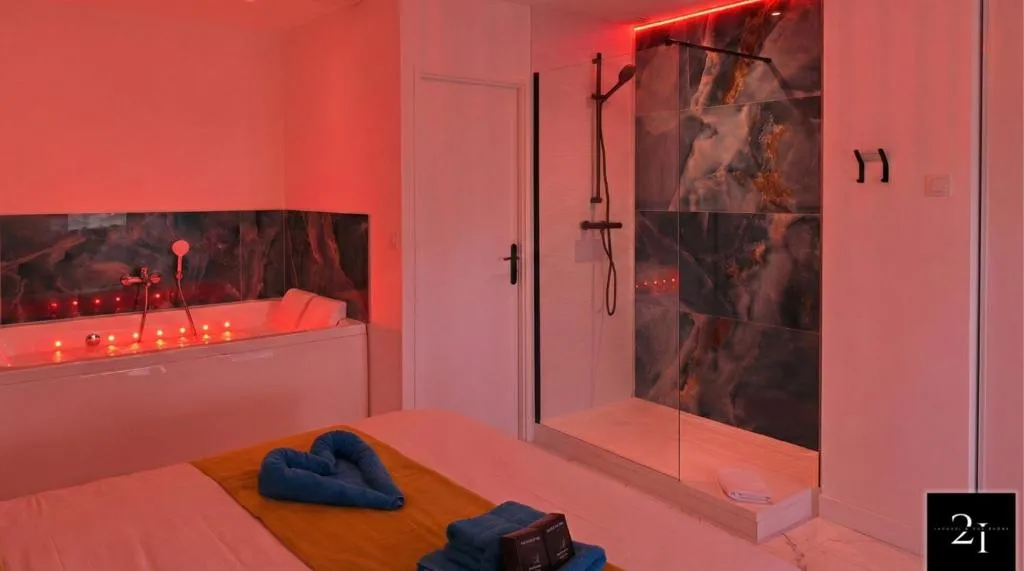 Le 21 - Suite avec jacuzzi privatif et vue sur le Rhône à Vienne (Isère) à Vienne, photo 6