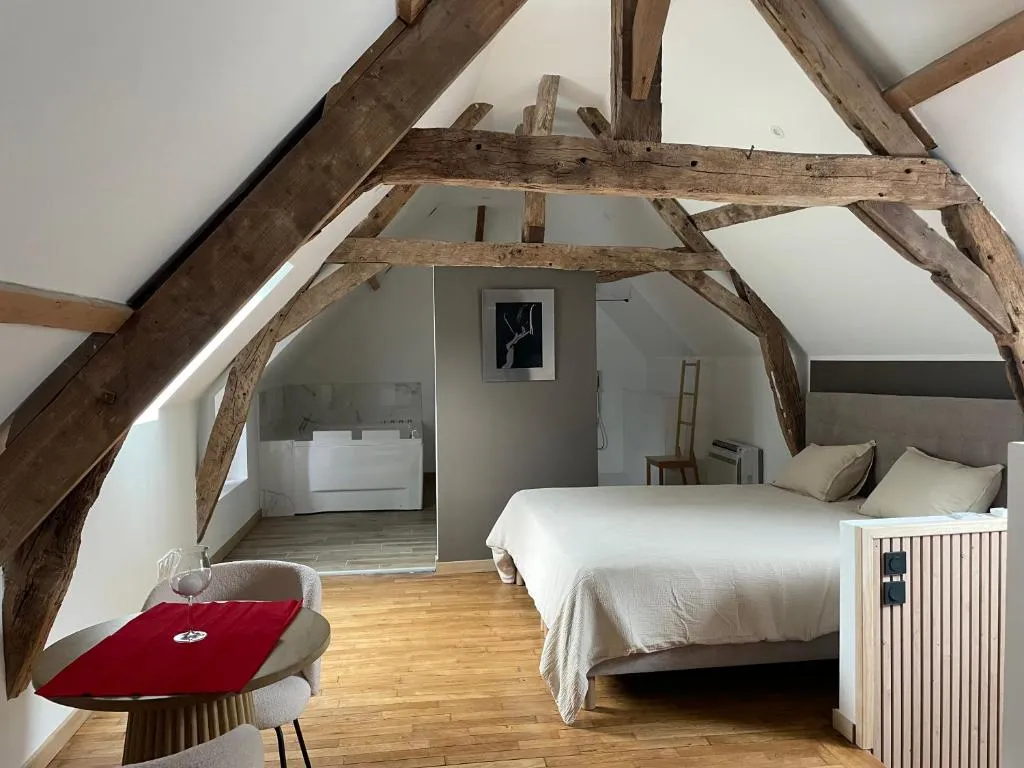 Le Gîte Balnéo de Montizeau, suite avec spa à Lailly-en-Val