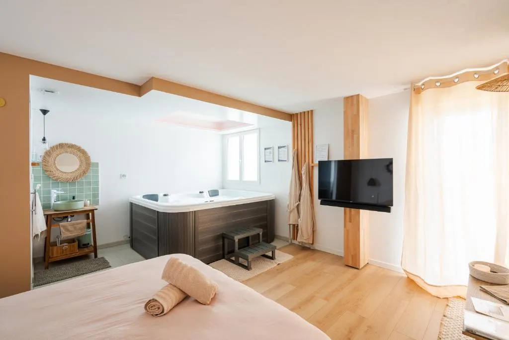 L'Appartement Gemmois Jacuzzi à Sainte-Gemmes-sur-Loire, photo 4