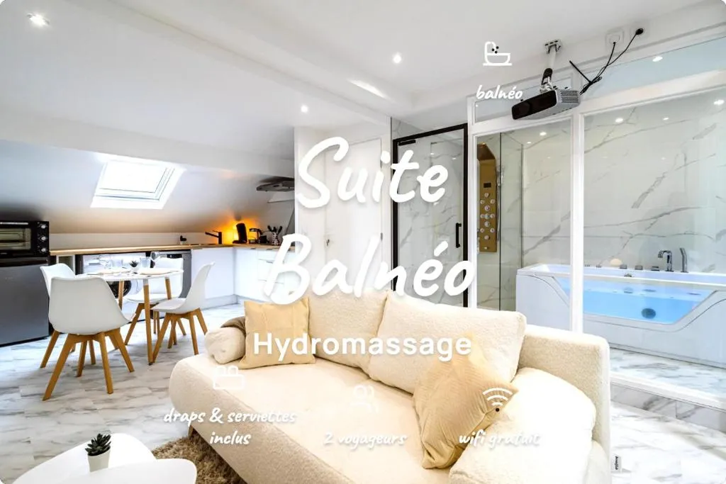 La Suite Balnéo Grandval, suite avec spa à Reims