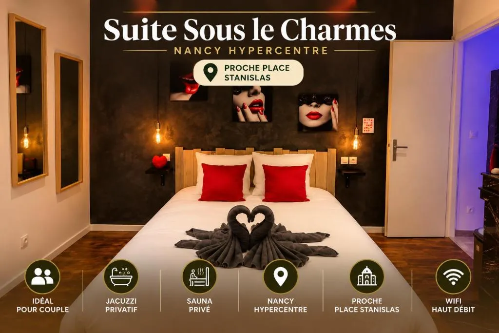 Appartement Charles III, suite avec spa à Nancy