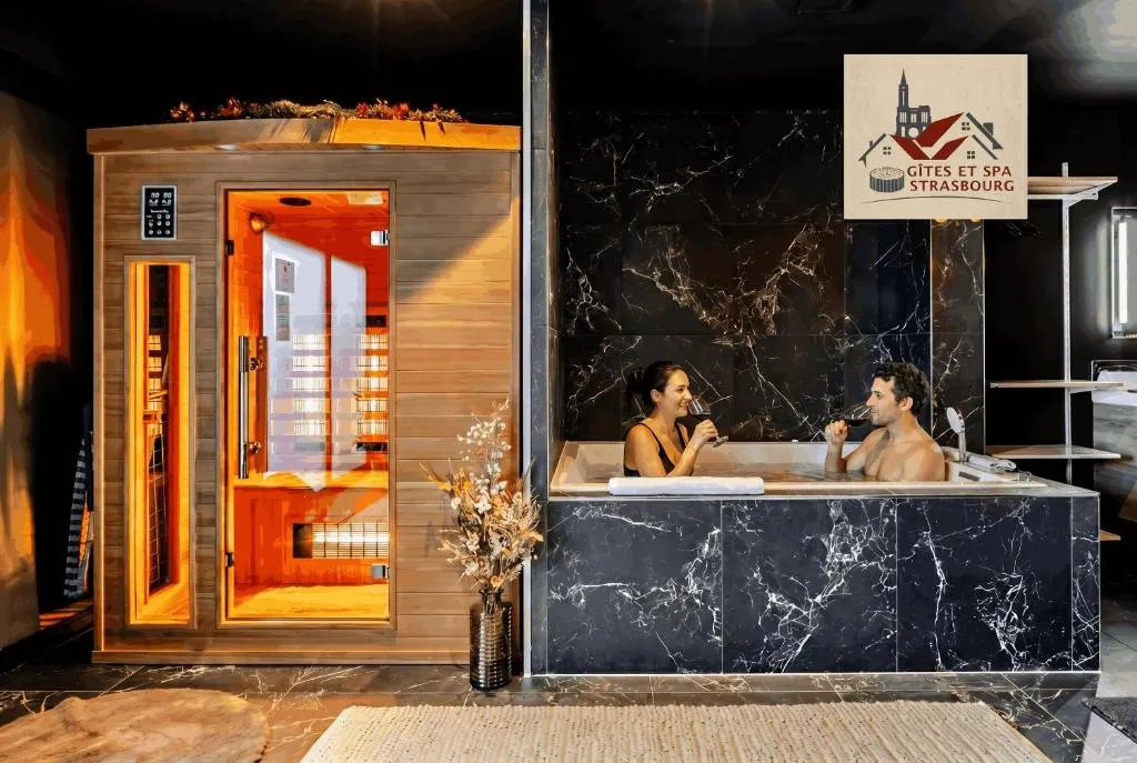 Refuge Jacuzzi de Truchtersheim, suite avec spa à Truchtersheim
