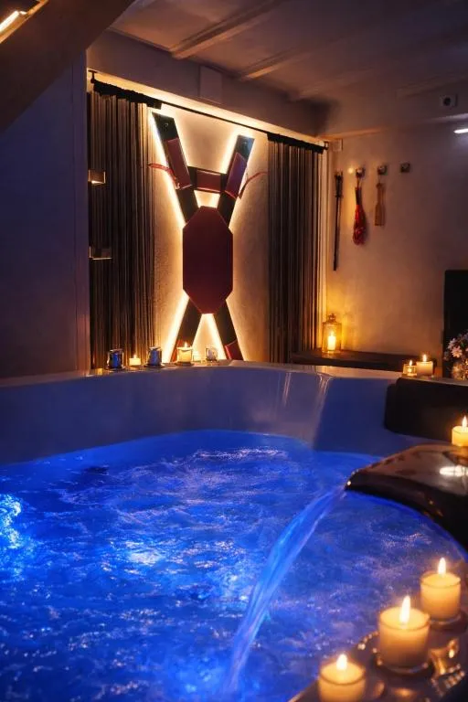 Suite Balnéo de Cogny, suite avec spa à Cogny