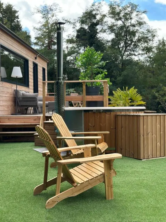 Tiny House au Bain Nordique, tiny house à Lafrançaise