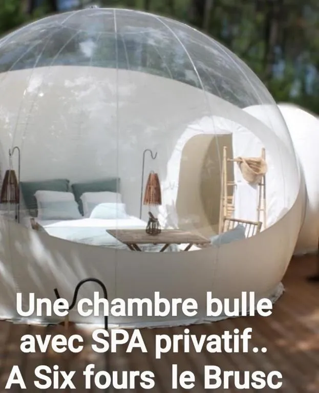 Bulle étoilée de Six-Fours, suite avec spa à Six-Fours-les-Plages