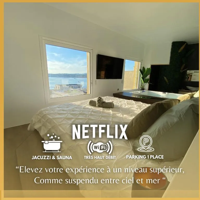 Appartement Sunset, suite avec spa à Six-Fours-les-Plages