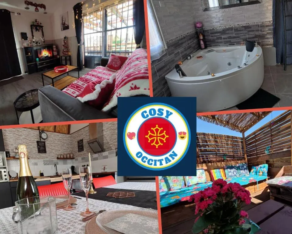 Le Cosy Occitan, suite avec spa à Carcassonne