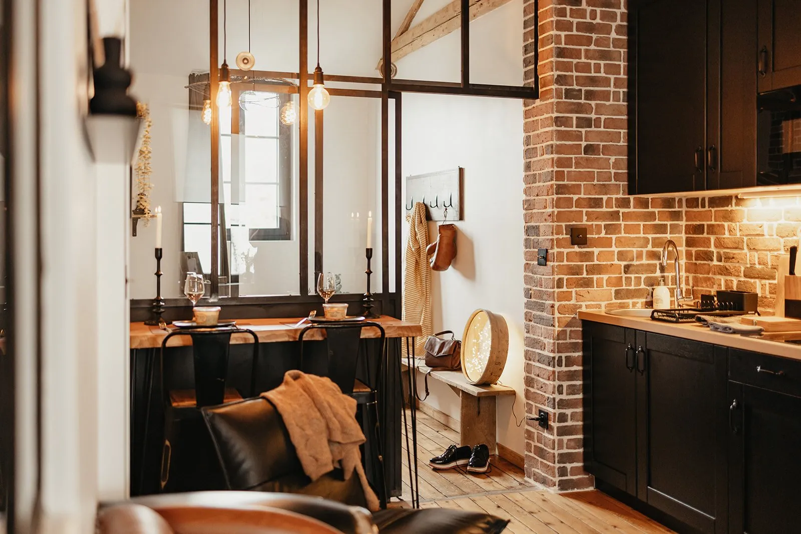 Le Loft Industriel, suite avec spa à Honfleur