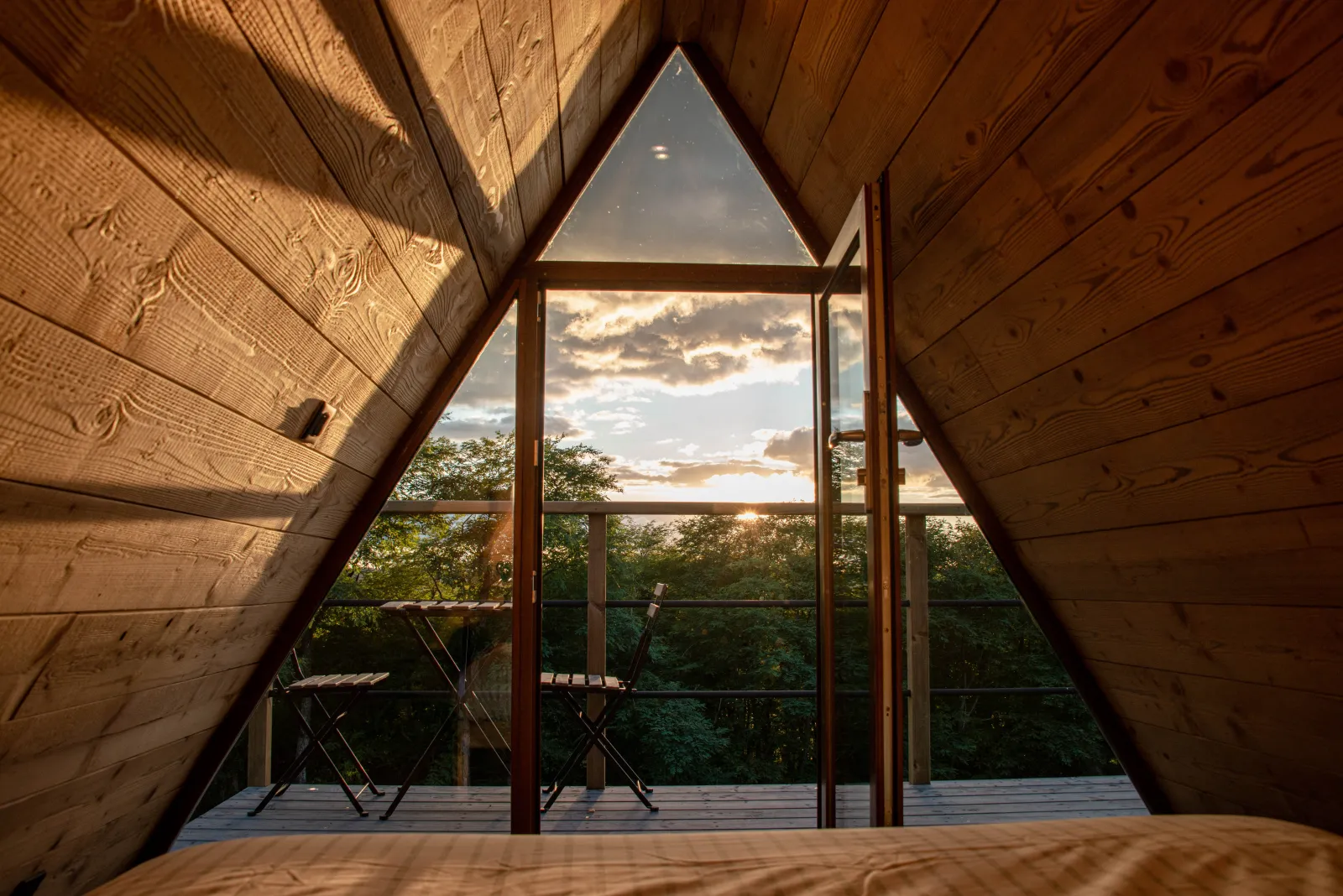 La Cabane A-frame, cabane à Sainte-Thérence