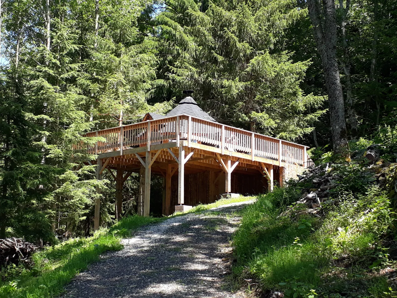 Cabane des Trappeurs, cabane à Cheylade