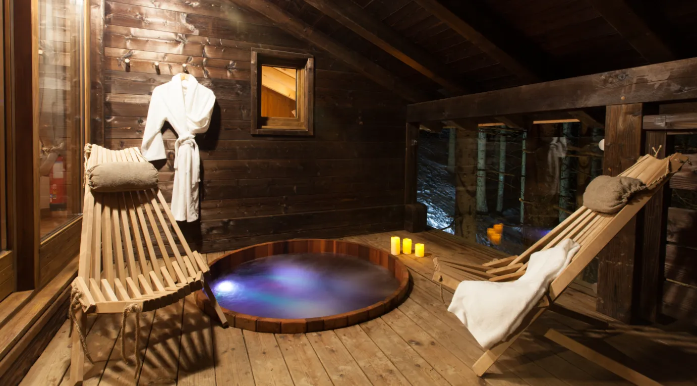 Cabane Spa Mont-Blanc à Saint-Nicolas-la-Chapelle, photo 4