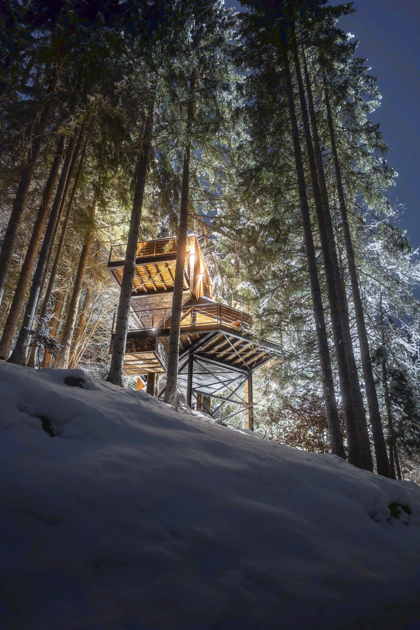 Cabane À la Belle Étoile, cabane à Saint-Nicolas-la-Chapelle