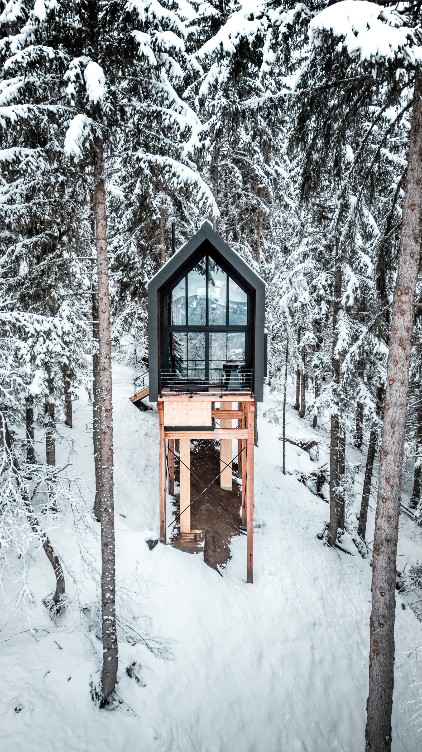 Cabane Scandinave, cabane à Saint-Nicolas-la-Chapelle