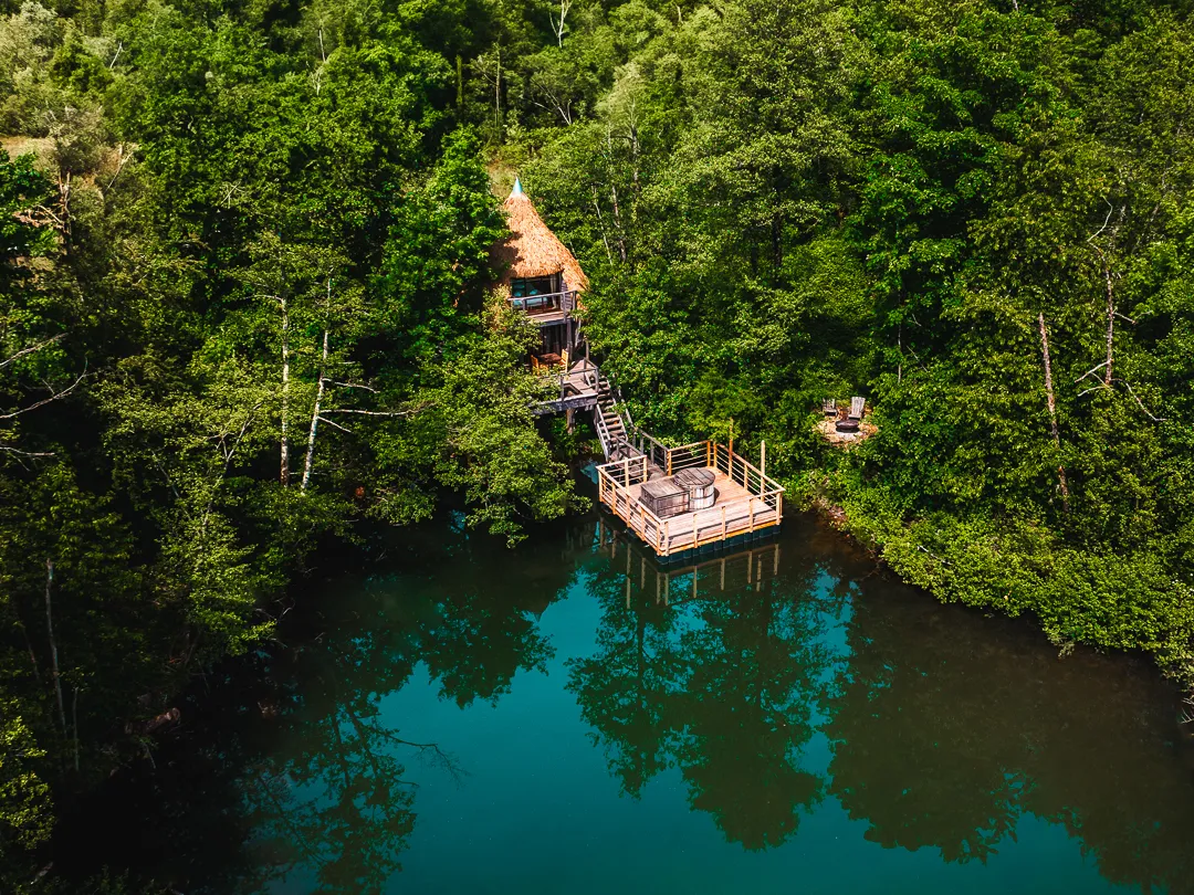 Cabane Spa Merveille, cabane à Chassey-lès-Montbozon