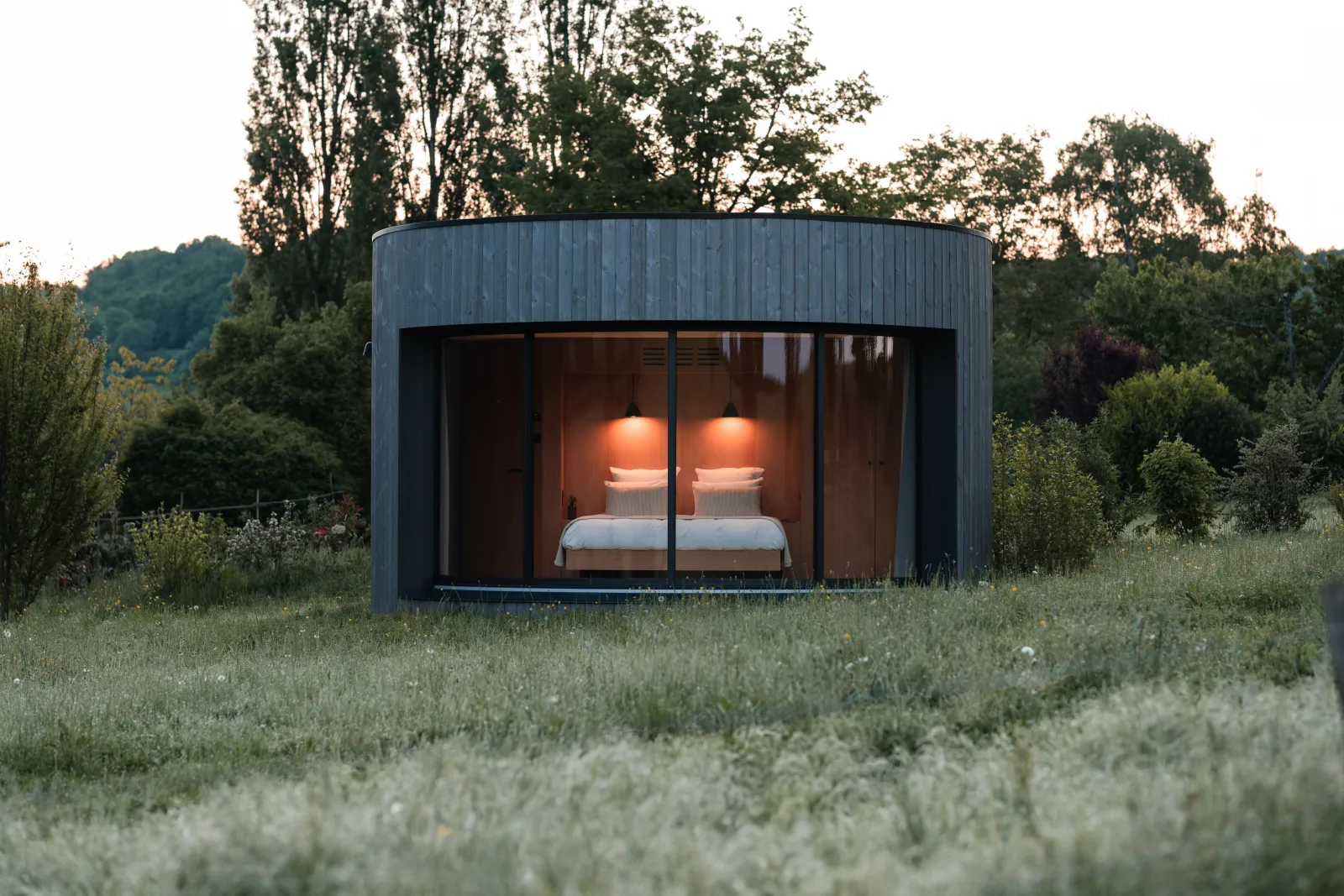 Suite Prairie de Tomette Singulière, cabane à Château