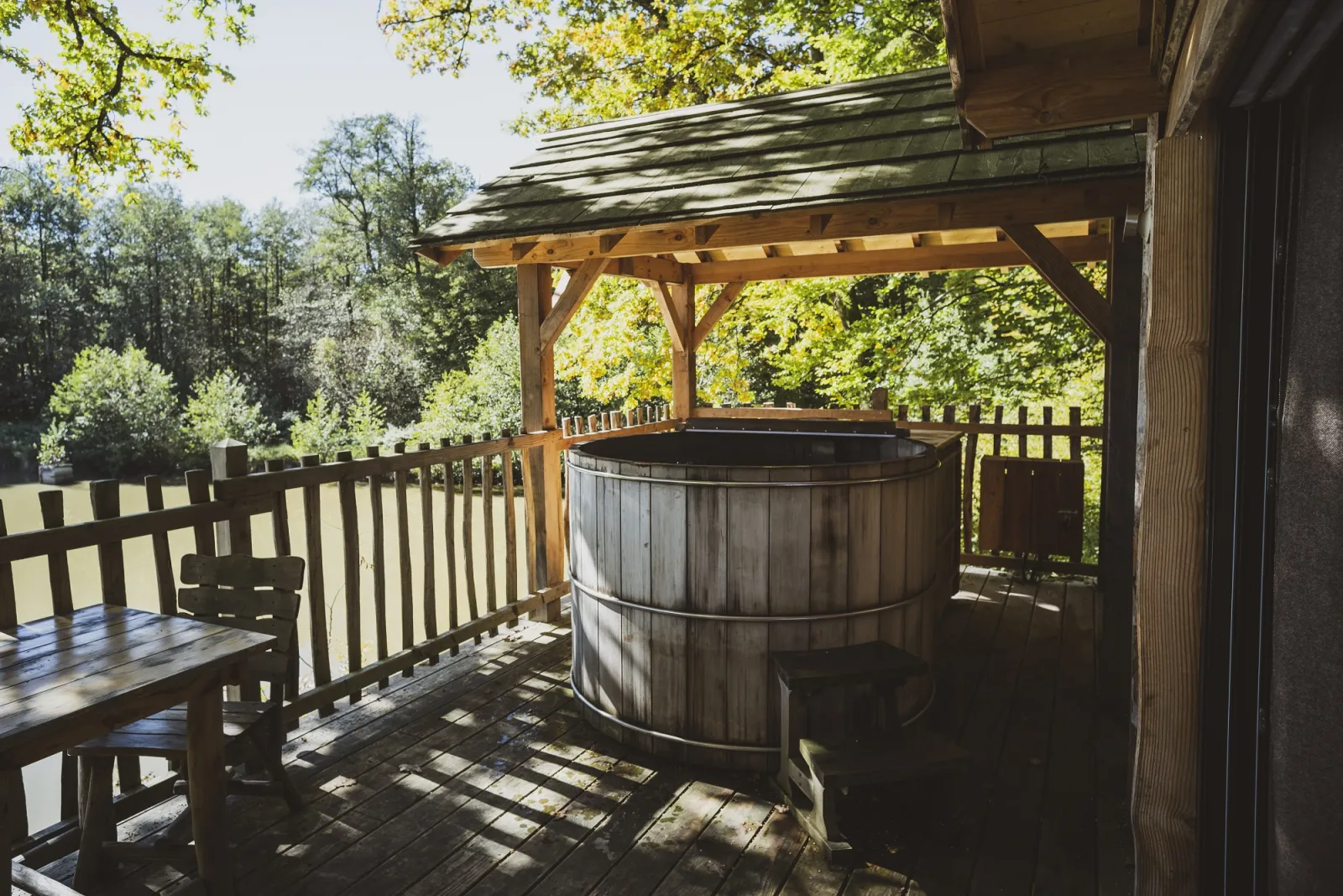 Cabane Spa Harmonie à Joncherey, photo 2
