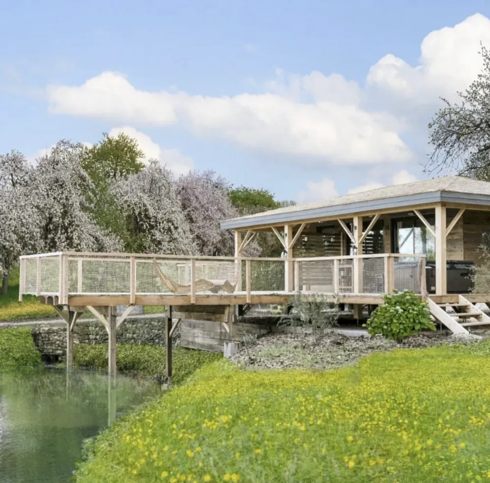 La Romance de George Sand, cabane à Malicornay