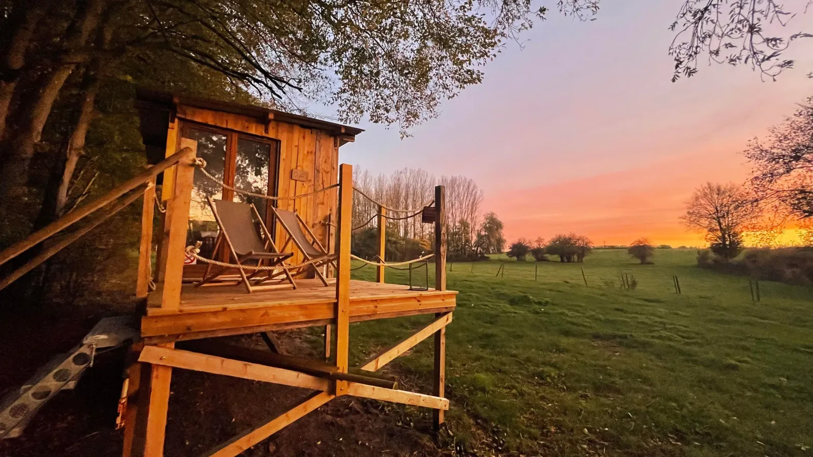 L'Atelier du Peintre, cabane à Reumont
