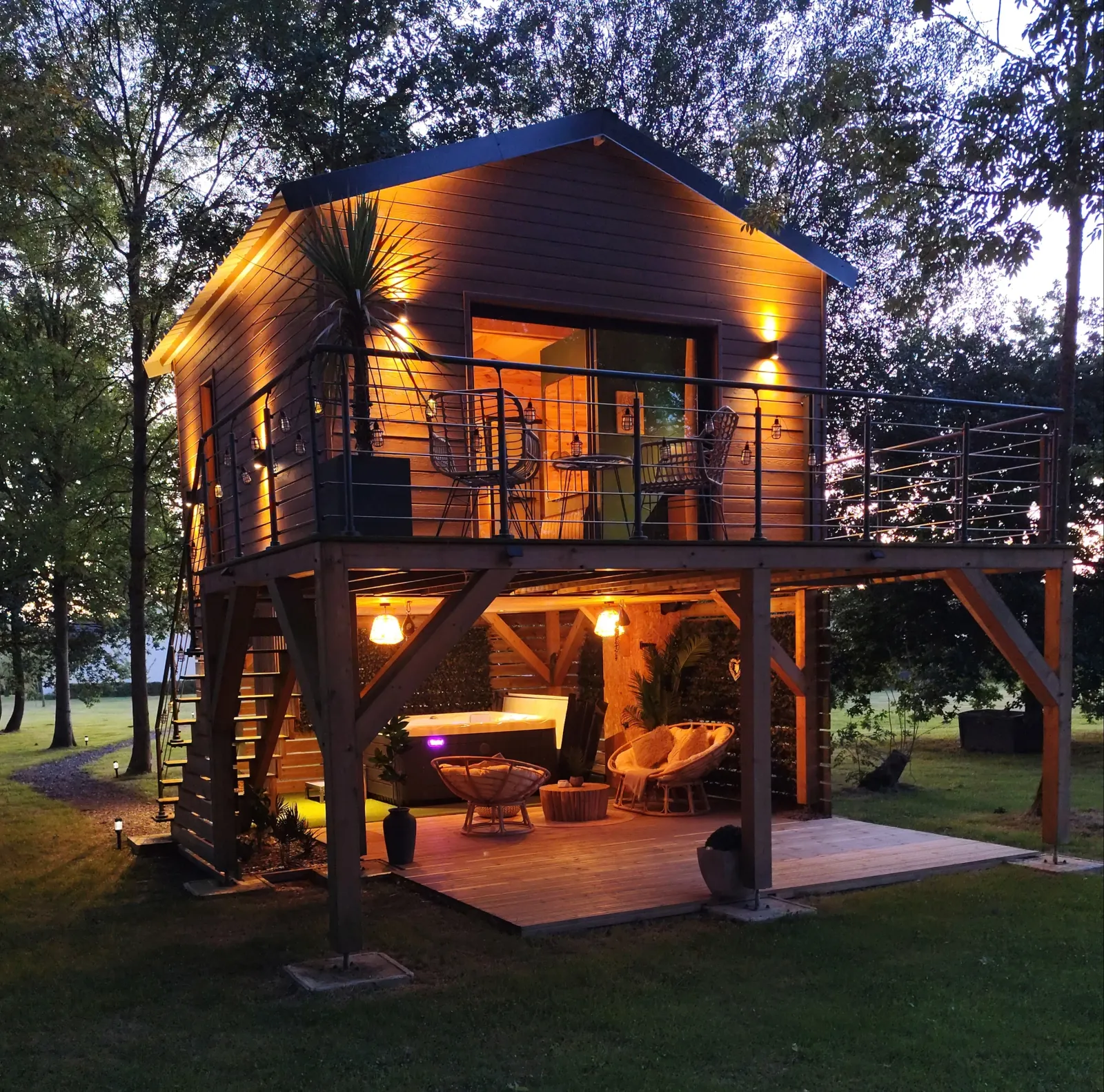 Le Cœur de la Cabane, cabane à La Chapelle-Bayvel
