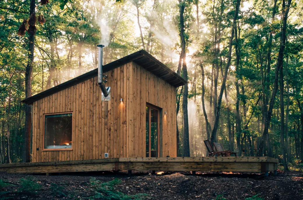 Cabane Terrasse Plain-Pied, cabane à La Couture-Boussey