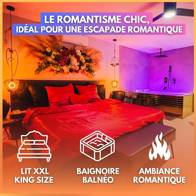 Serenity Suite Bonheur, love room à Vénissieux