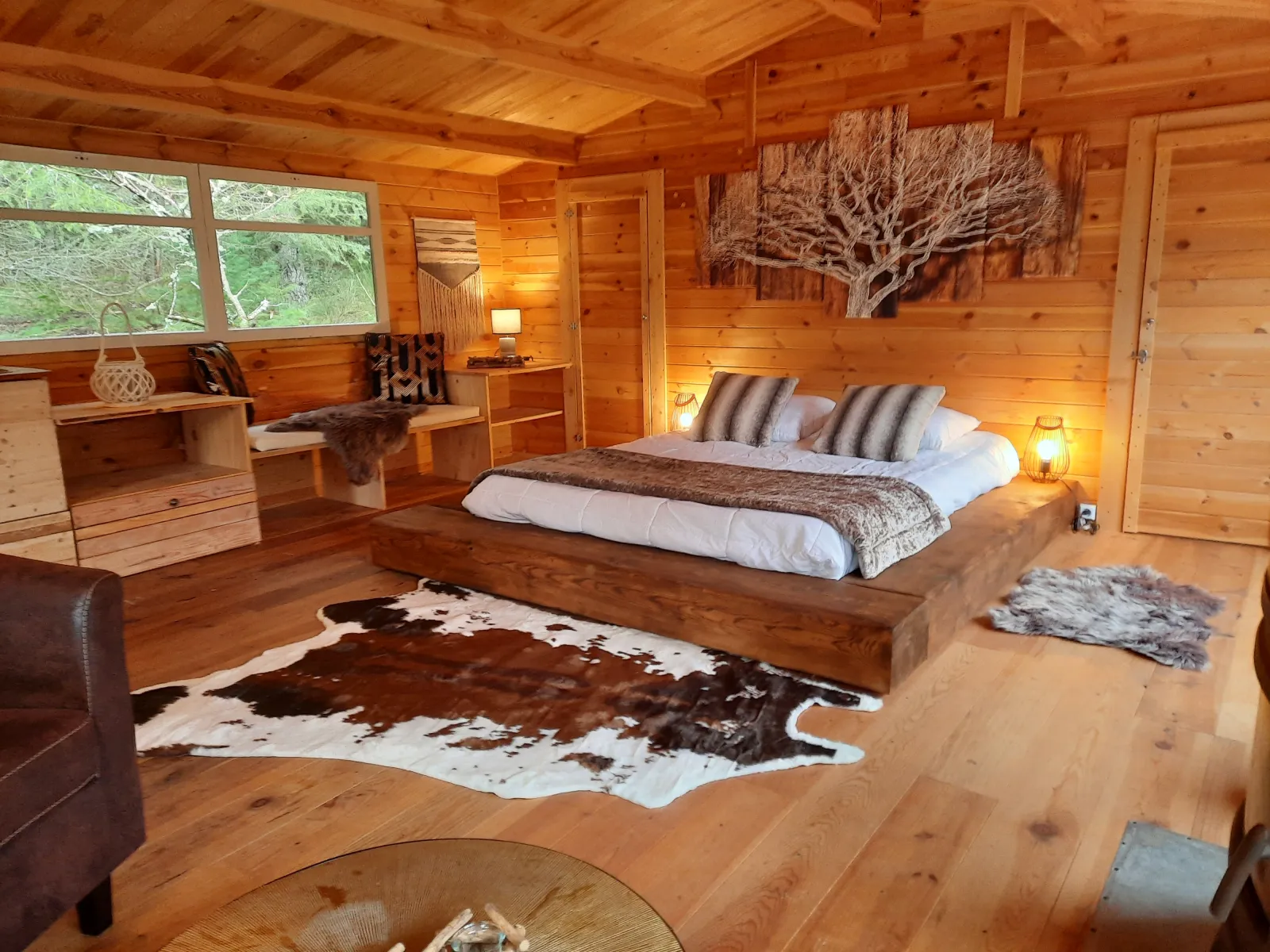 Forest Cocoon, cabane à Villanière