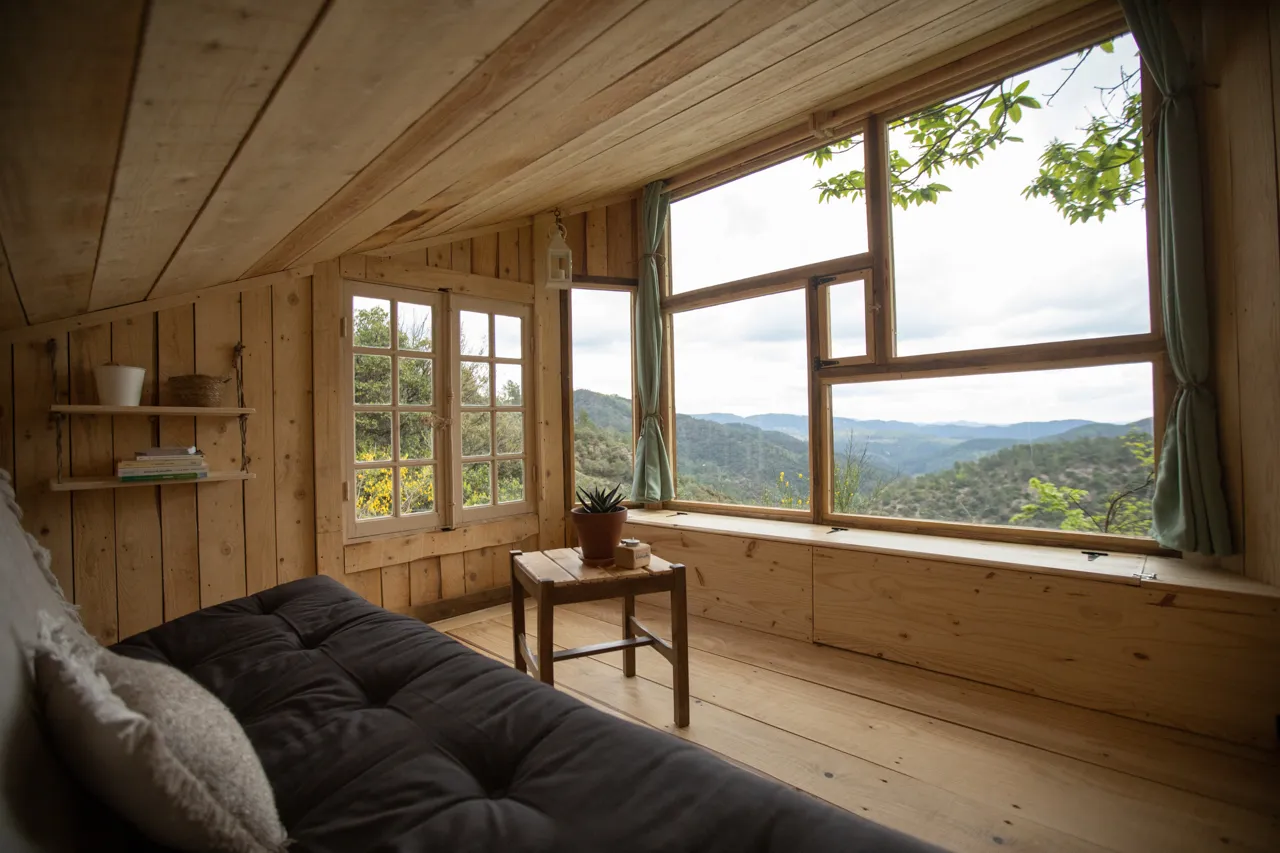 L'Observatoire, cabane à Mialet