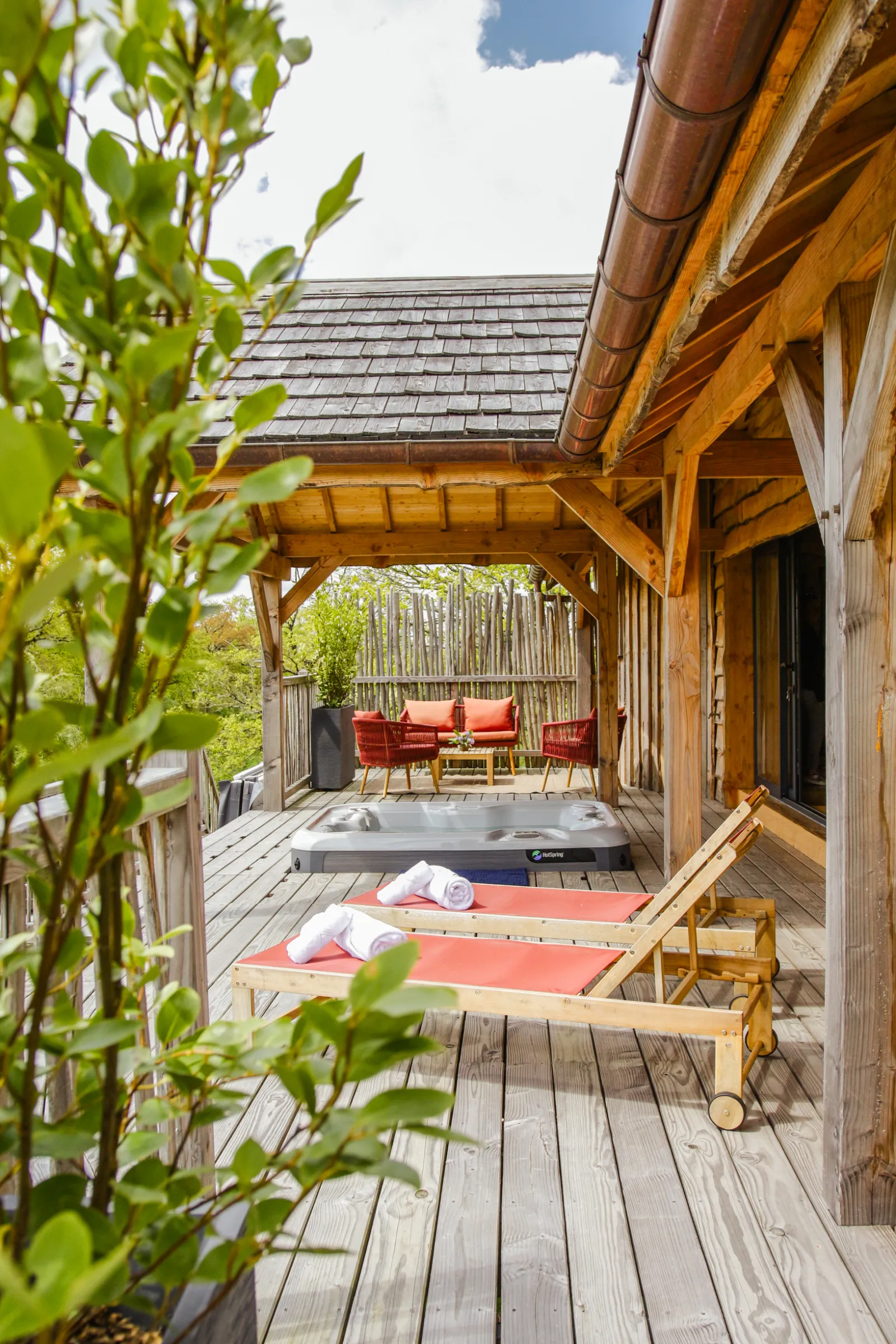Cabane Spa du Bois de l'Épine à Sacé, photo 7