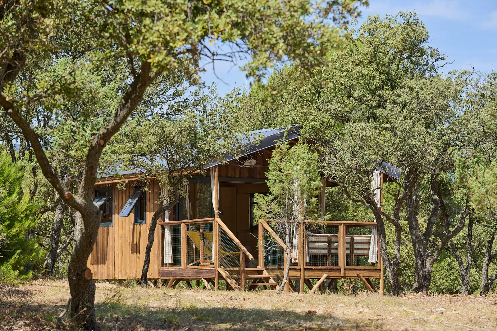 Ecolodge Thym, cabane à Villelaure