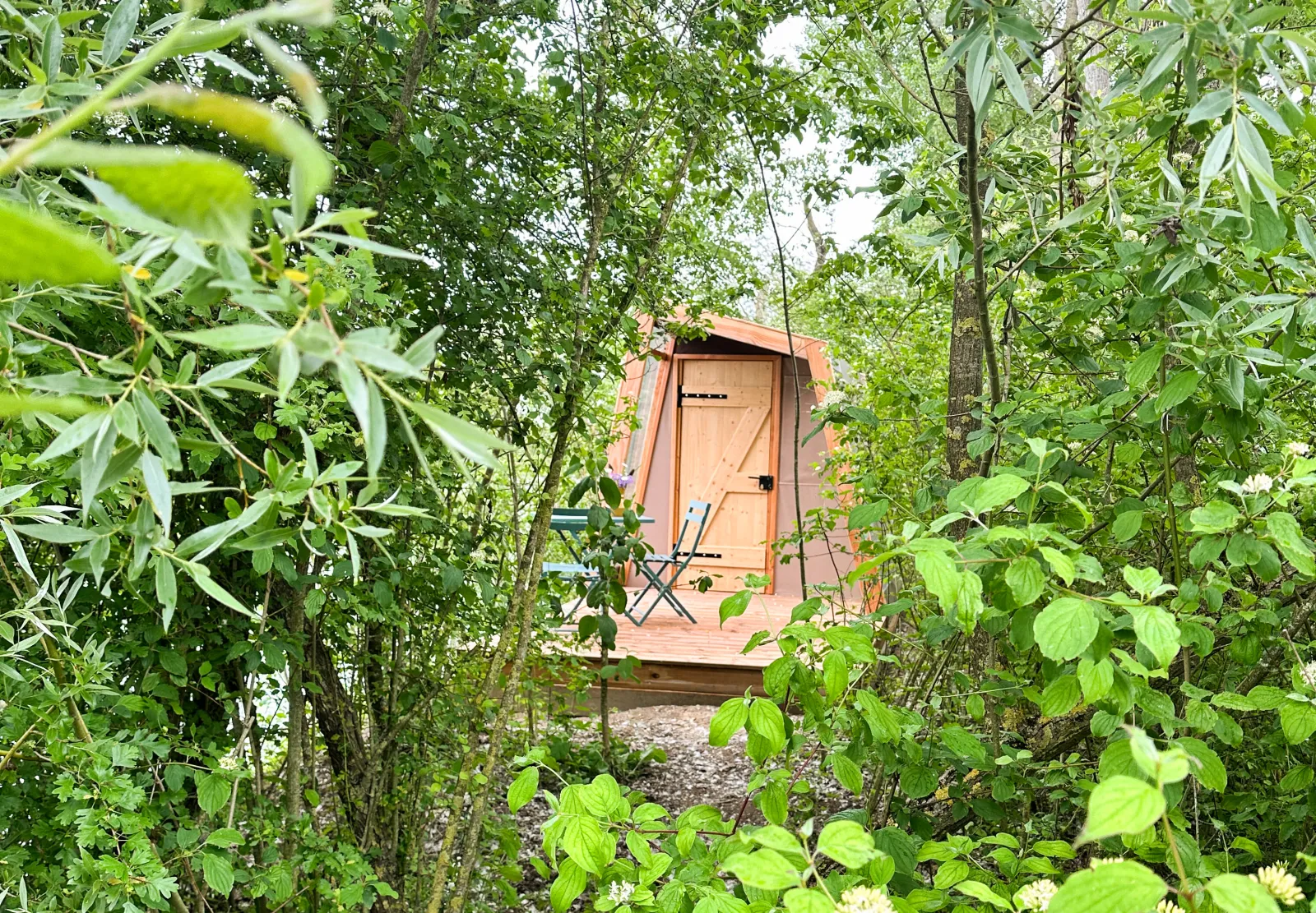 Cabane Tipi des Étangs à Gravon, photo 7
