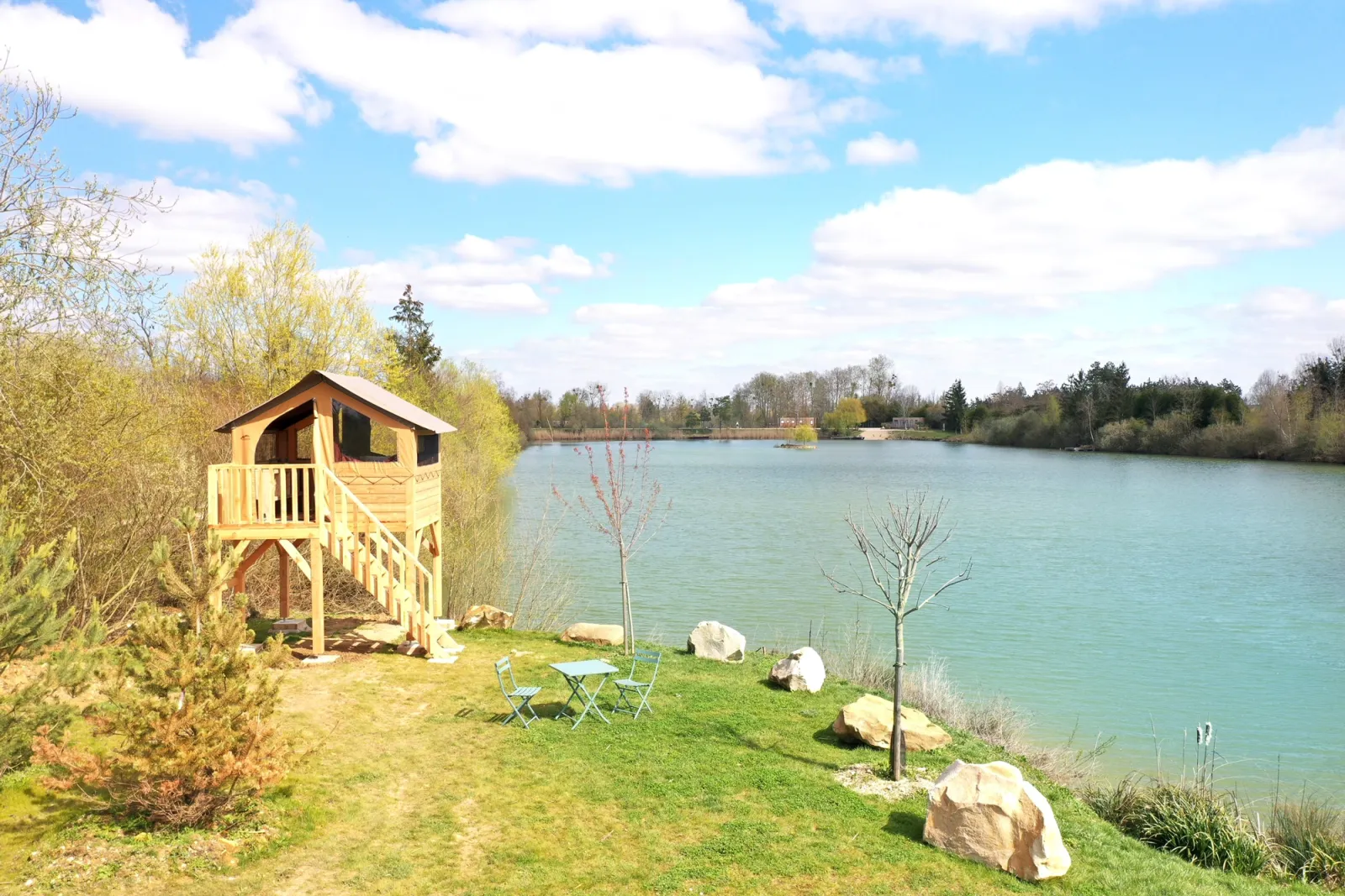 Cabane sur pilotis de la Bassée, cabane à Gravon