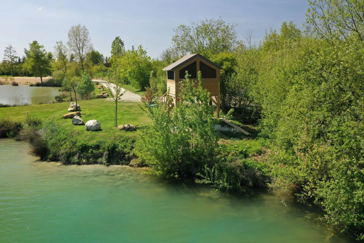 Cabane sur pilotis de la Bassée à Gravon, photo 7
