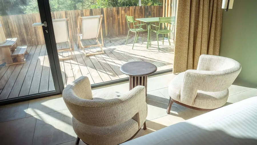 Suite Prestige Terrasse du Château de Perreux à Nazelles-Négron, photo 4