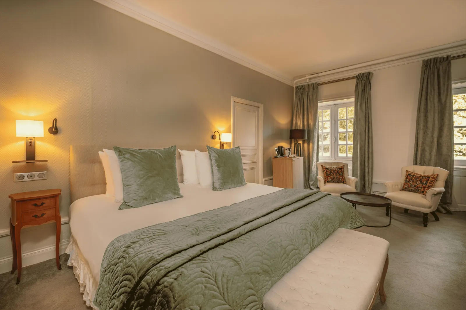 Chambre Macha de la Commanderie, château à Ballan-Miré