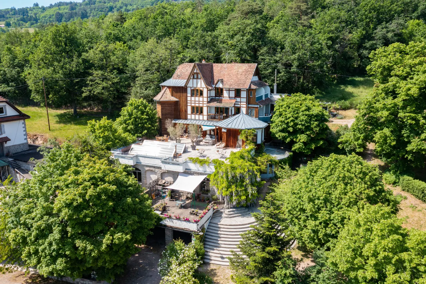 Chambres du Manoir des Sens, château à Rodern