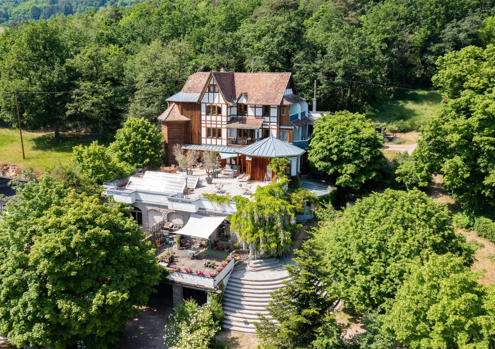 Gîte Romantique du Manoir des Sens, château à Rodern
