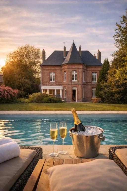 Manoir de la Belle Époque, château à Béthencourt-sur-Mer