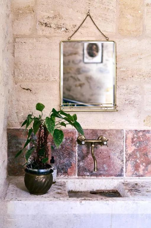 Chambre Terre de Sienne à Saint-Genès-de-Castillon, photo 6