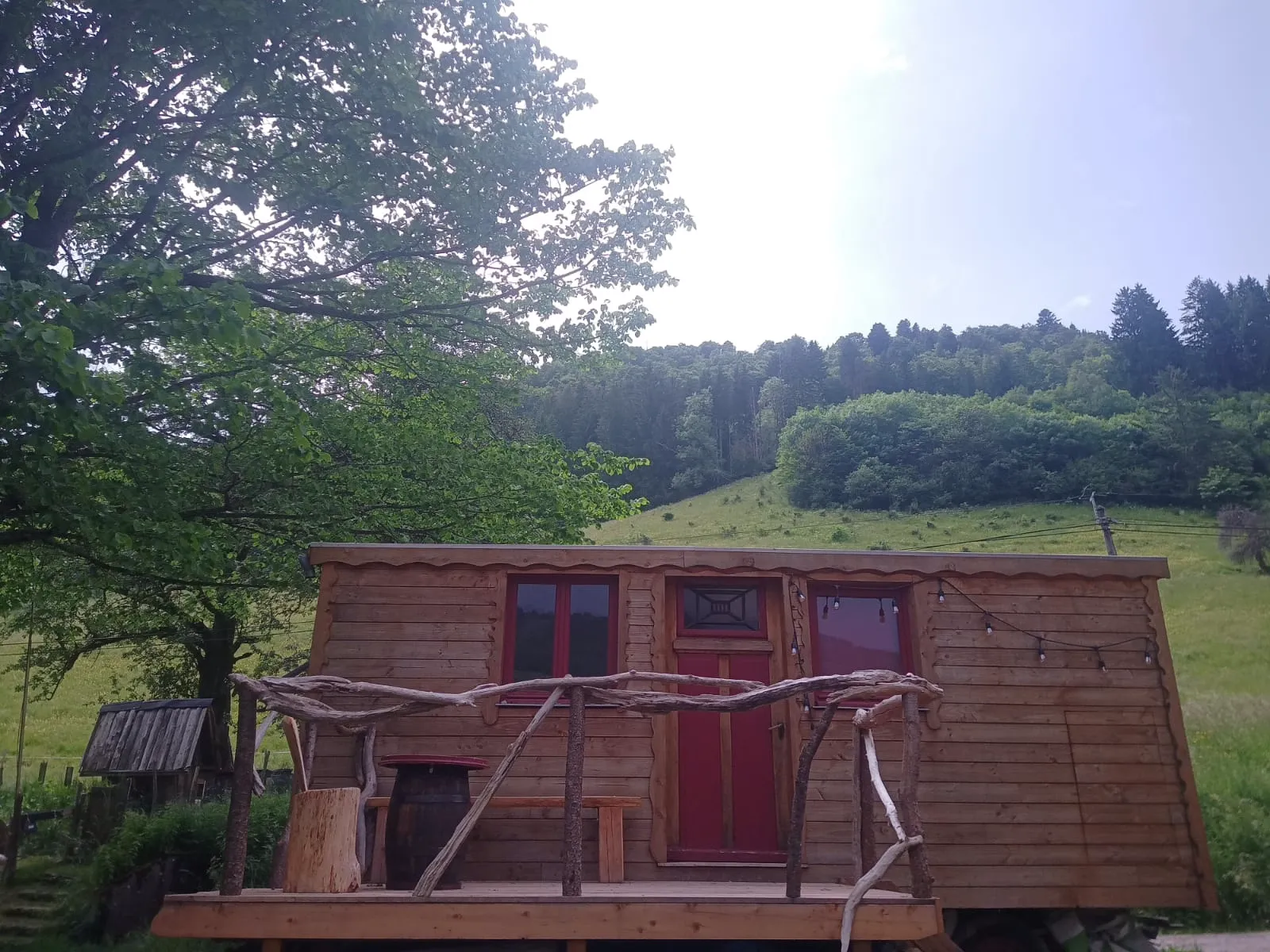La roulotte de Wanbli à Habère-Poche, photo 3