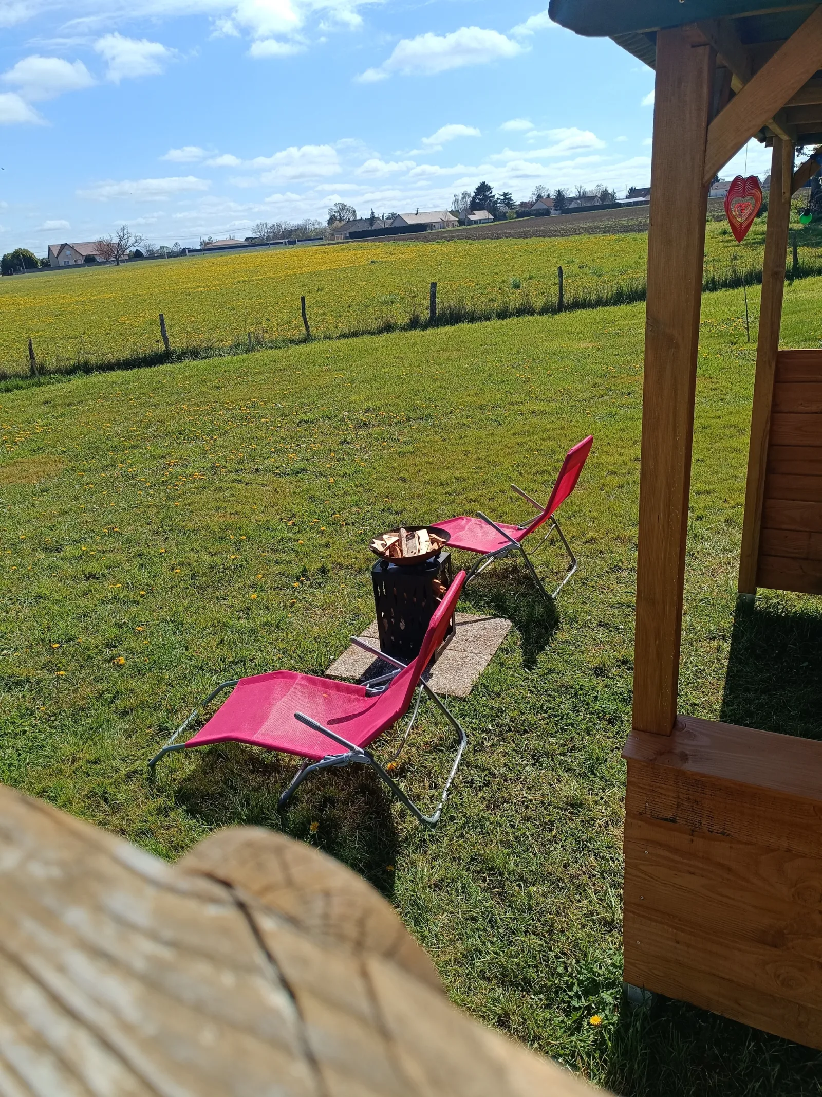 Roulotte romantique du verger à Boucé, photo 6