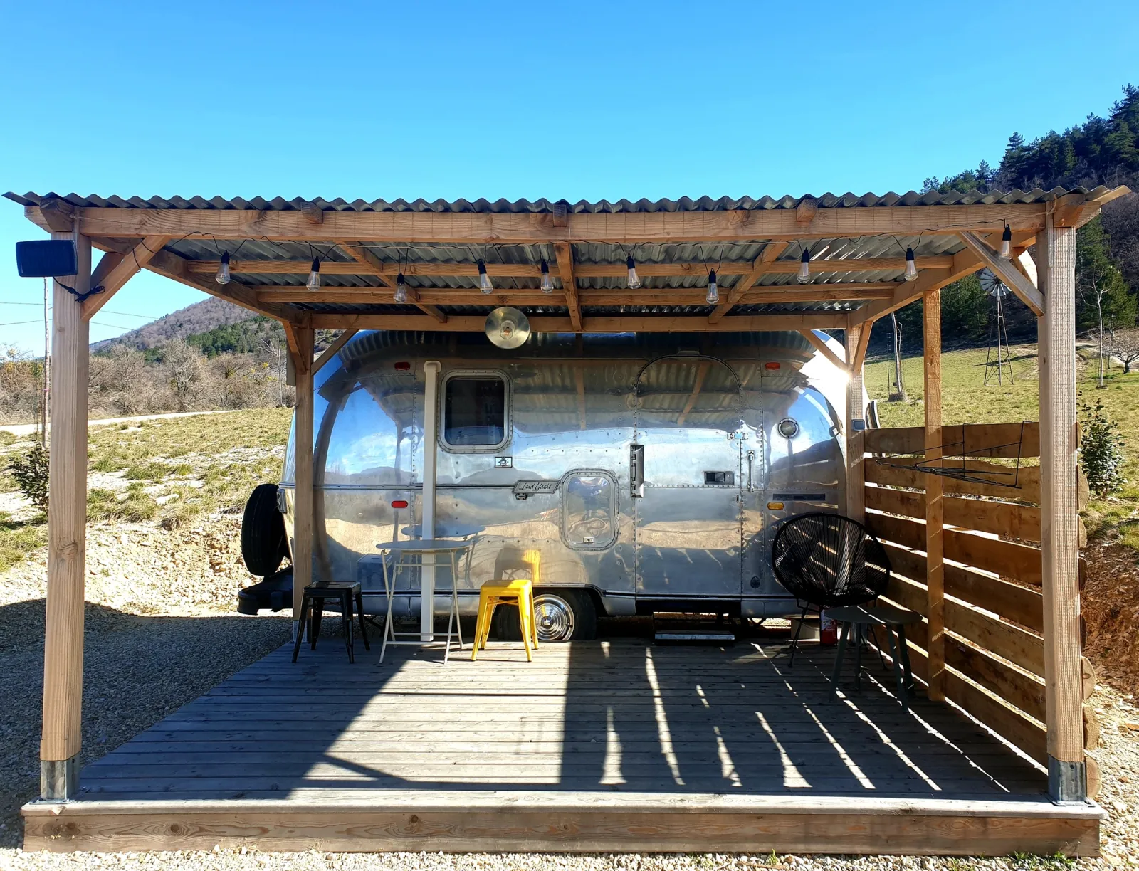 Airstream Calypso, roulotte à L'Hospitalet