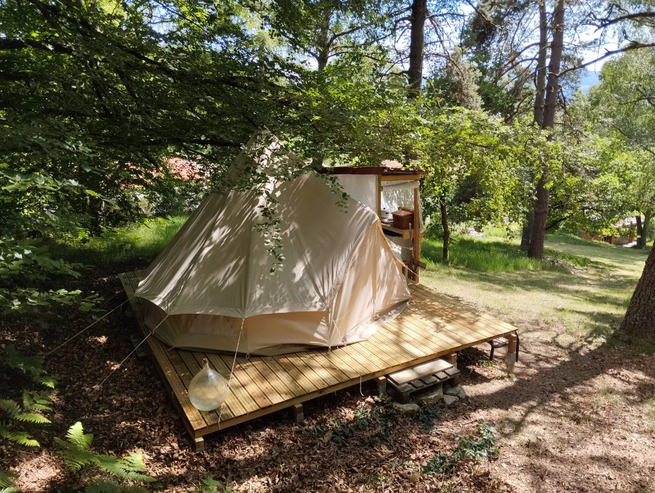 Tipi de la Ramie, hébergement insolite à Marat