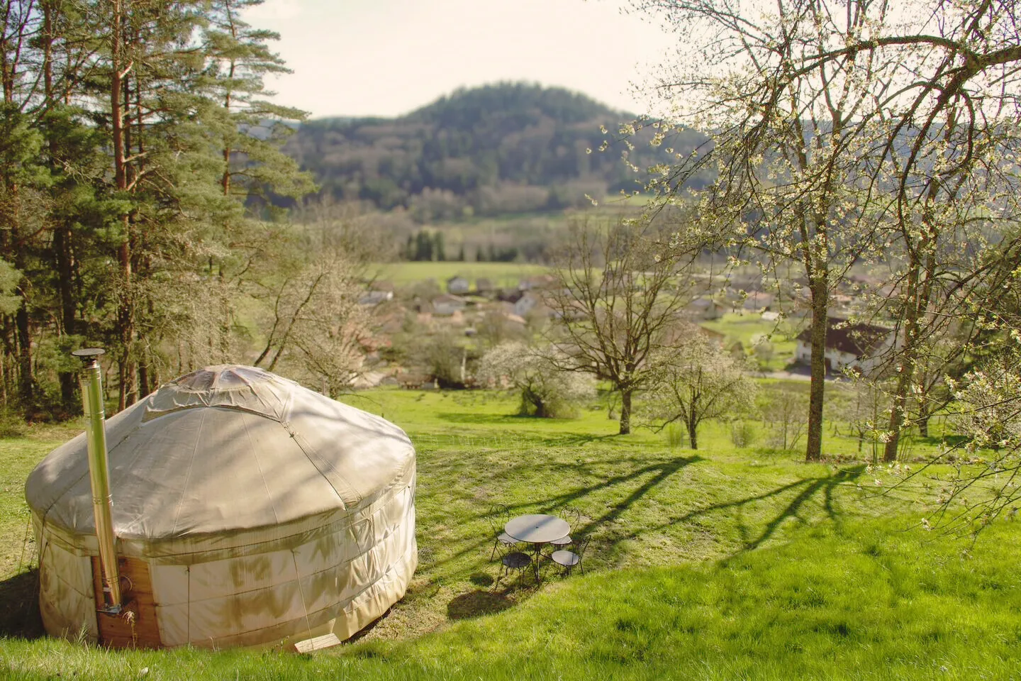 Yourte un brin de cueillette, yourte à Faucompierre