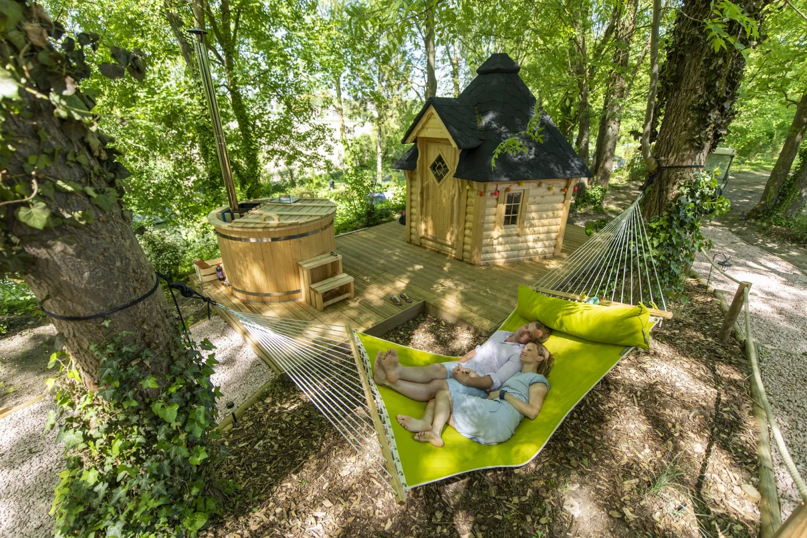 Kota bain nordique du Pré des Moines, cabane à Gouvieux
